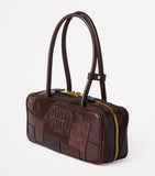 Miu Miu leather Beau patchwork top-handle bag, UK version