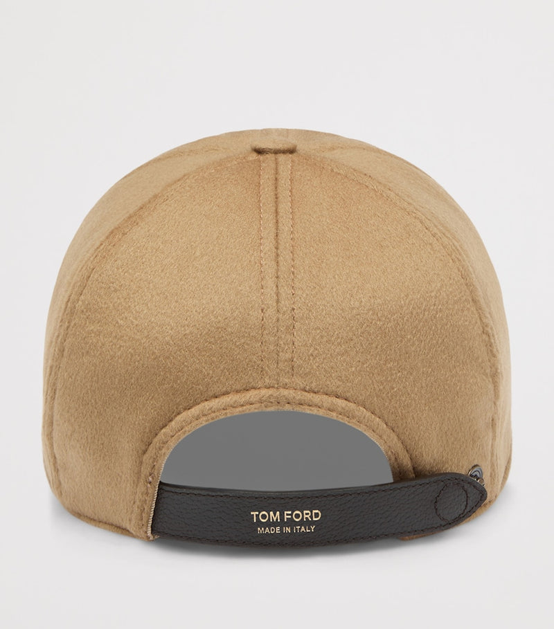 TOM FORD suede baseball cap with logo - British product