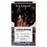 Superdrug Clairol Colour Strong Permanent Hair Dye 3.0 Darkest Brown- Buy online at McGrocer