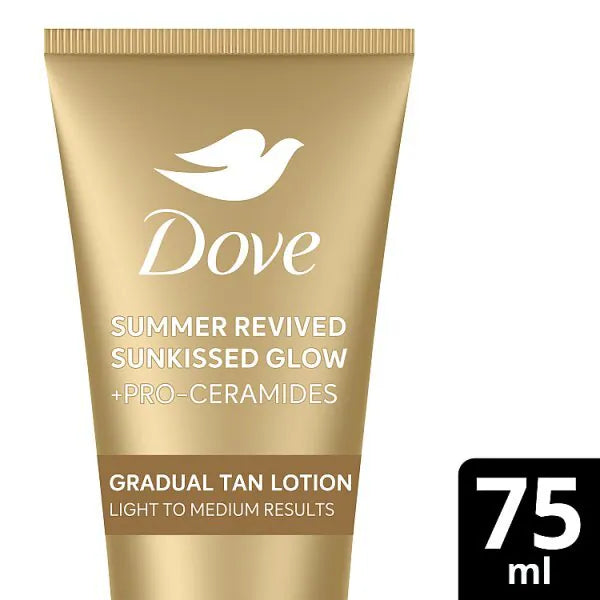 Dove Summer Revived Gradual Self-Tan 75 ml - British product