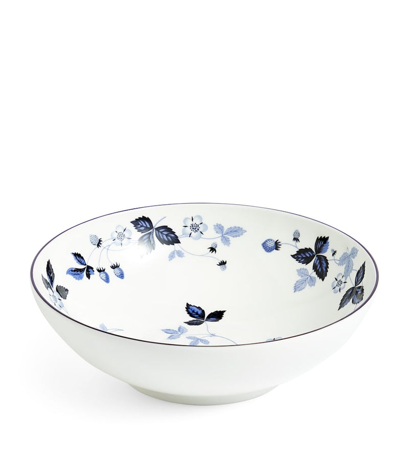 Wedgwood Wild Strawberry Inky Blue cereal bowl 18cm (British brand)