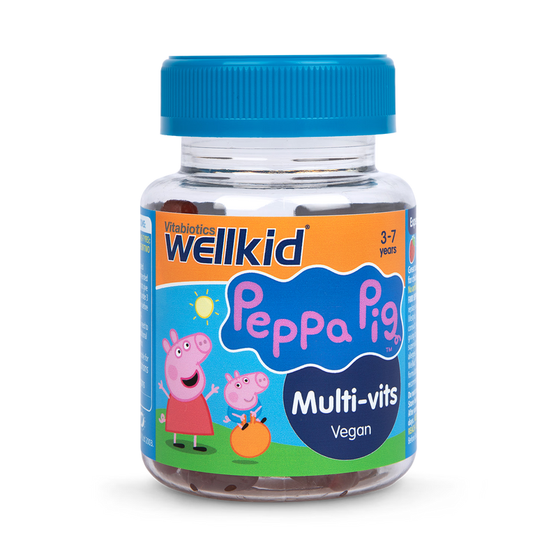 Vitabiotics Wellkid Peppa Pig strawberry jelly multi-vitamin 30 pack (British brand)