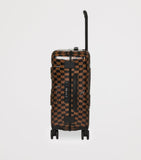 Sprayground cabin suitcase embossed check 50cm, imported from the UK