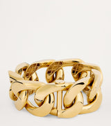 Harrods Chunky 18-Karat Yellow Gold Chain Bracelet with Nine Links and Clasp Fastening- Buy online at McGrocer
