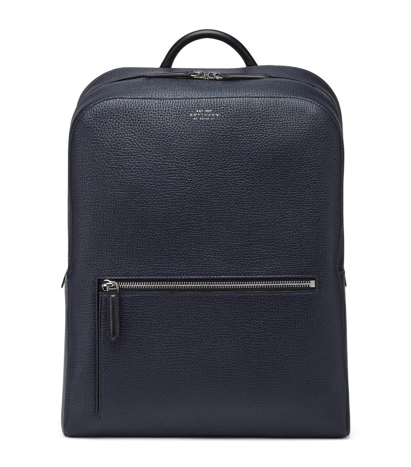 Smythson Ludlow Leather Backpack (British brand)