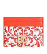 Harrods Dolce&Gabbana Calfskin Majolica Card Holder- Buy online at McGrocer