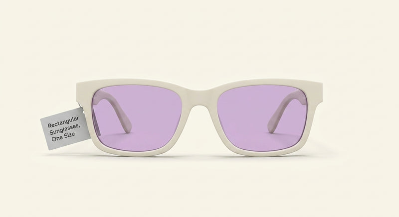 Prada acetate rectangular sunglasses (British brand)