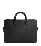 Saffiano Leather Briefcase with Compartmentalised Interior 30x40x7cm