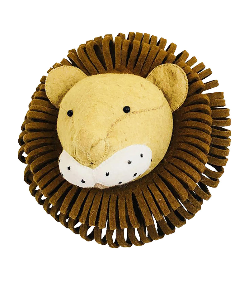 Fiona Walker lion head decoration wool 45cm - British product