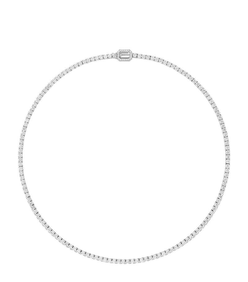 Boucheron white gold and diamond necklace (British brand)