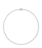 Boucheron white gold and diamond necklace (British brand)
