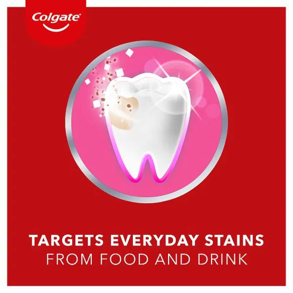 Colgate Max White Bye Stains toothpaste 75ml, imported from the UK