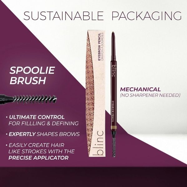 Blinc eyebrow pencil dual ended dark brunette - British product