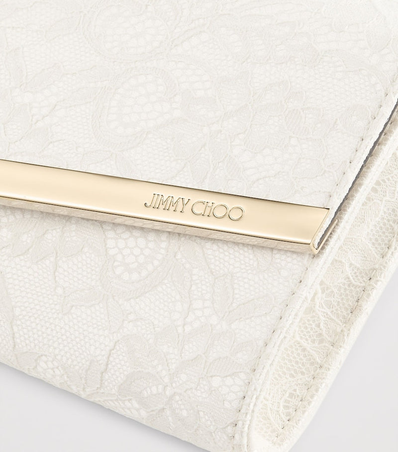 Jimmy Choo Lace Emmie clutch bag, UK version