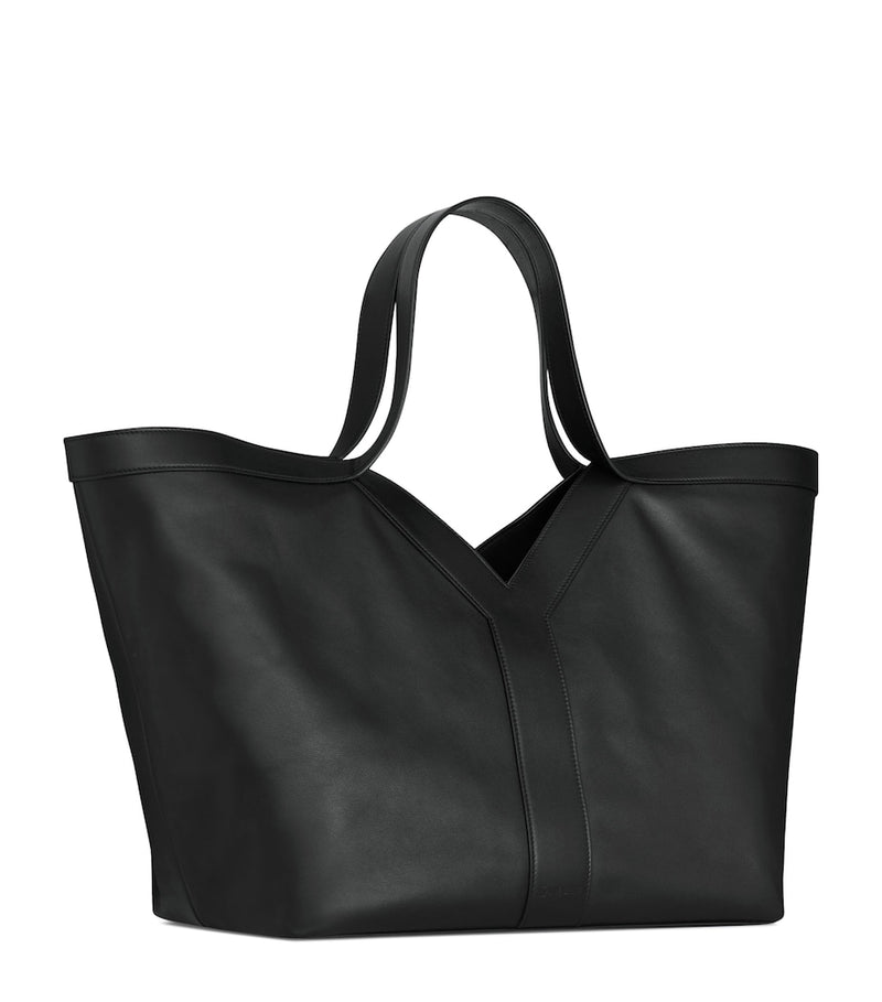 Saint Laurent Y Tote bag grained calf leather suede-lined UK version