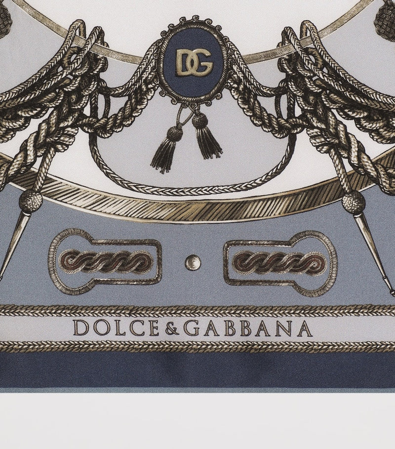 Dolce&Gabbana silk printed foulard 70cm (British brand)