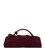 Harrods Alaïa Suede Le Teckel Top-Handle Bag- Buy online at McGrocer