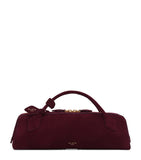 Alaïa Le Teckel suede top-handle bag, imported from the UK
