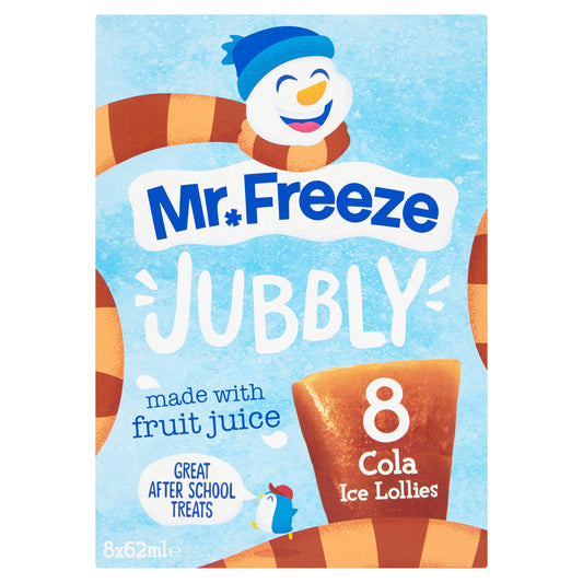 Mr. Freeze Jubbly Cola Ice Lollies 8x62ml GOODS Sainsburys   