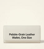 Mulberry leather continental wallet with grained finish, UK version