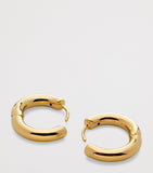 Monica Vinader small gold hoop earrings 18.5mm - British product