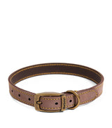 Harrods Barbour Leather Dog Collar- Buy online at McGrocer