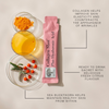 New Nordic Collagen Shot Fresh Citrus 15 Sachets, imported from the UK