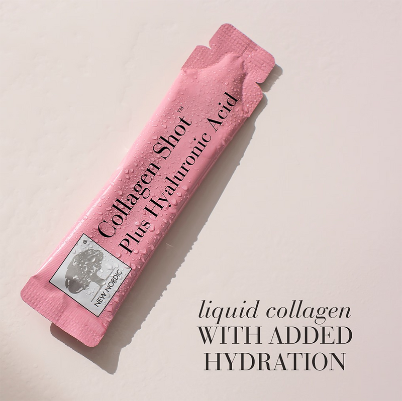 New Nordic Collagen Shot Fresh Citrus 15 Sachets, imported from the UK
