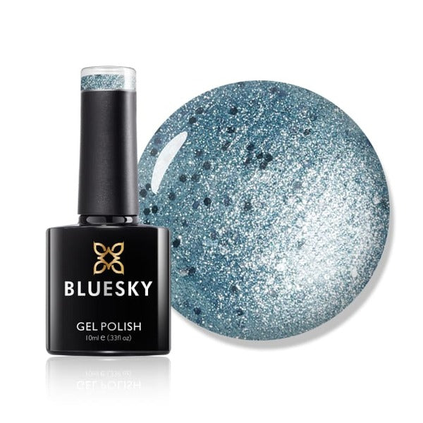 Bluesky Gel Polish Glacial Mist Light Sea Blue - British product
