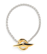 Harrods Tom Wood Sterling Silver and Gold Robin Bracelet- Buy online at McGrocer