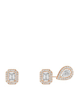 Harrods Messika My Twin Pink Gold and Diamond Earrings (0.44ct)- Buy online at McGrocer