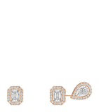 Messika My Twin earrings pink gold diamond 0.44ct - British product