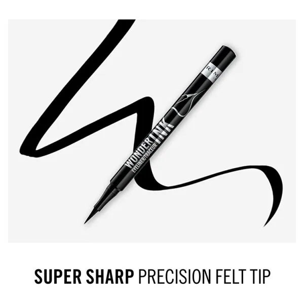 Rimmel Wonder'Ink Liquid Eyeliner Matte, imported from the UK