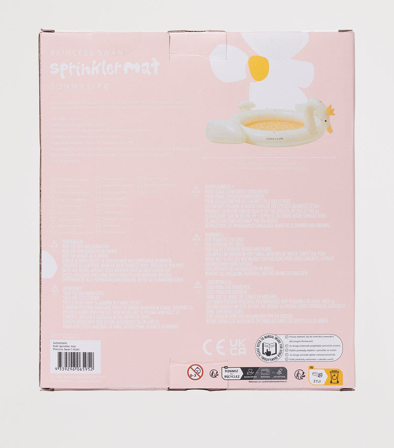 Sunnylife Kids Princess Swan sprinkler mat (British brand)