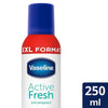 Vaseline Active Fresh antiperspirant aerosol spray 250ml (British brand)