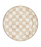 MacKenzie-Childs charger plate Mocha Check 30.5cm, UK version