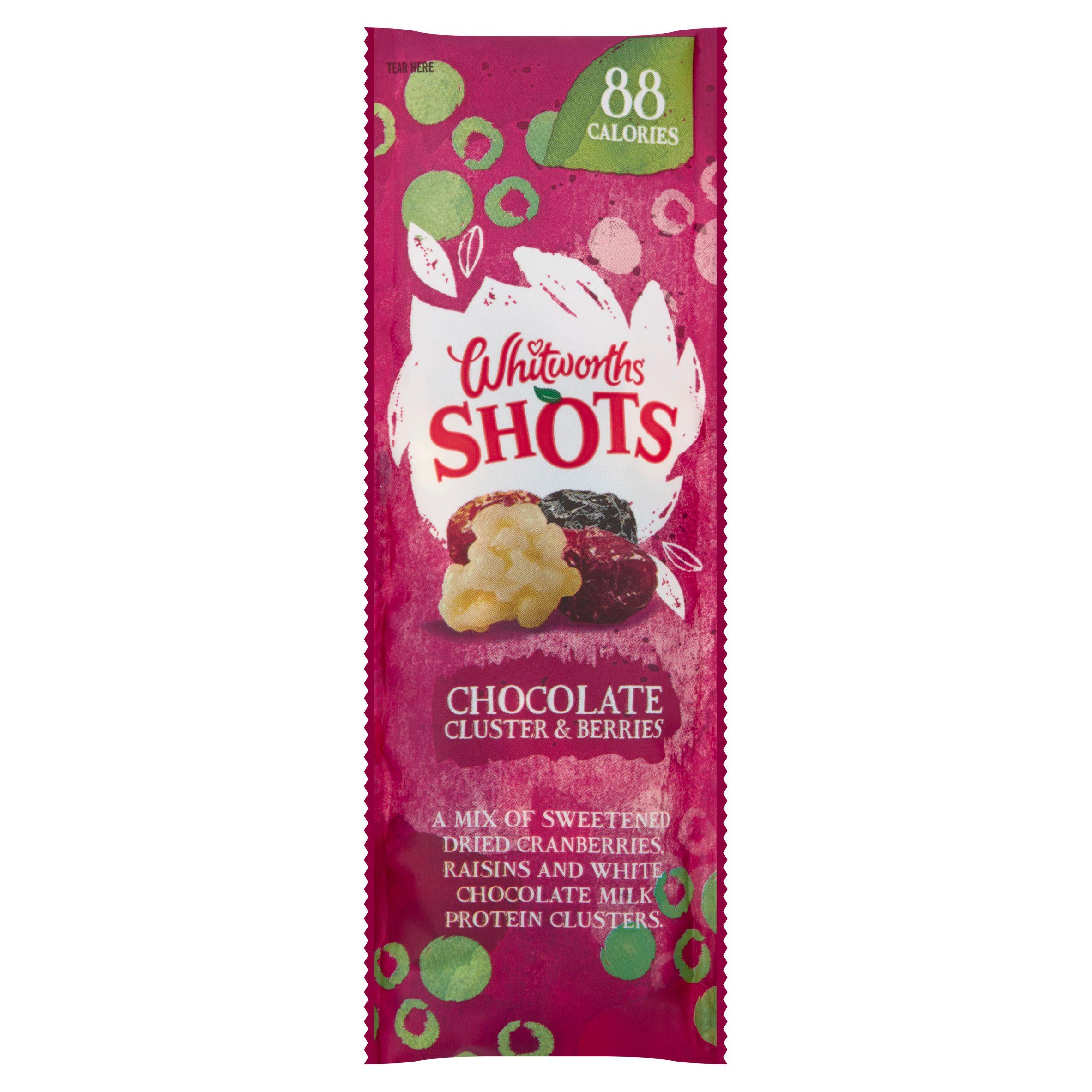 Whitworths Shots Chocolate Cluster & Berries 25g GOODS Sainsburys