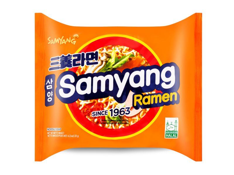 Samyang Ramen spicy Korean instant noodles (British brand)