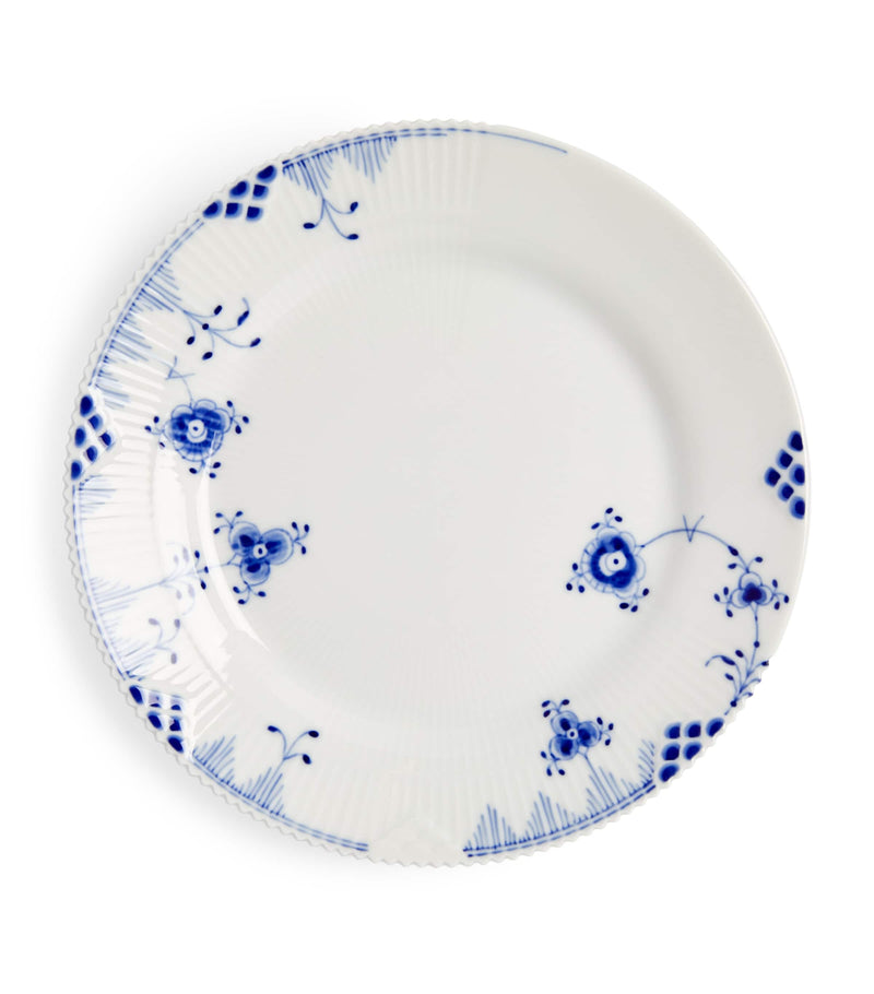 Royal Copenhagen porcelain plate Blue Elements 19cm, imported from the UK