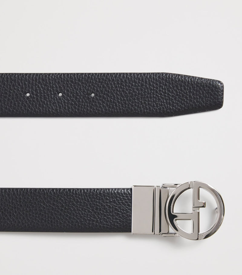 Giorgio Armani leather logo belt, imported from the UK