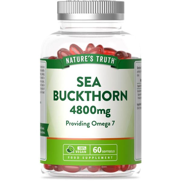 Natures Truth sea buckthorn supplement 4800mg 60 softgels - British product