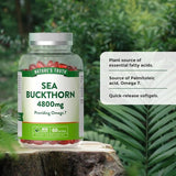 Natures Truth sea buckthorn supplement 4800mg 60 softgels - British product