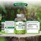 Natures Truth sea buckthorn supplement 4800mg 60 softgels - British product
