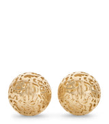 Harrods Jimmy Choo Lace Sphere Logo Stud Earrings- Buy online at McGrocer