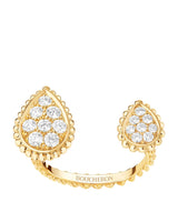 Harrods Boucheron Yellow Gold and Diamond Serpent Bohème Motif Ring- Buy online at McGrocer