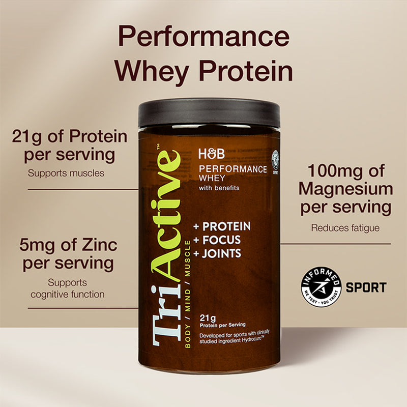Tri Active whey protein blackcurrant 450g (British brand)
