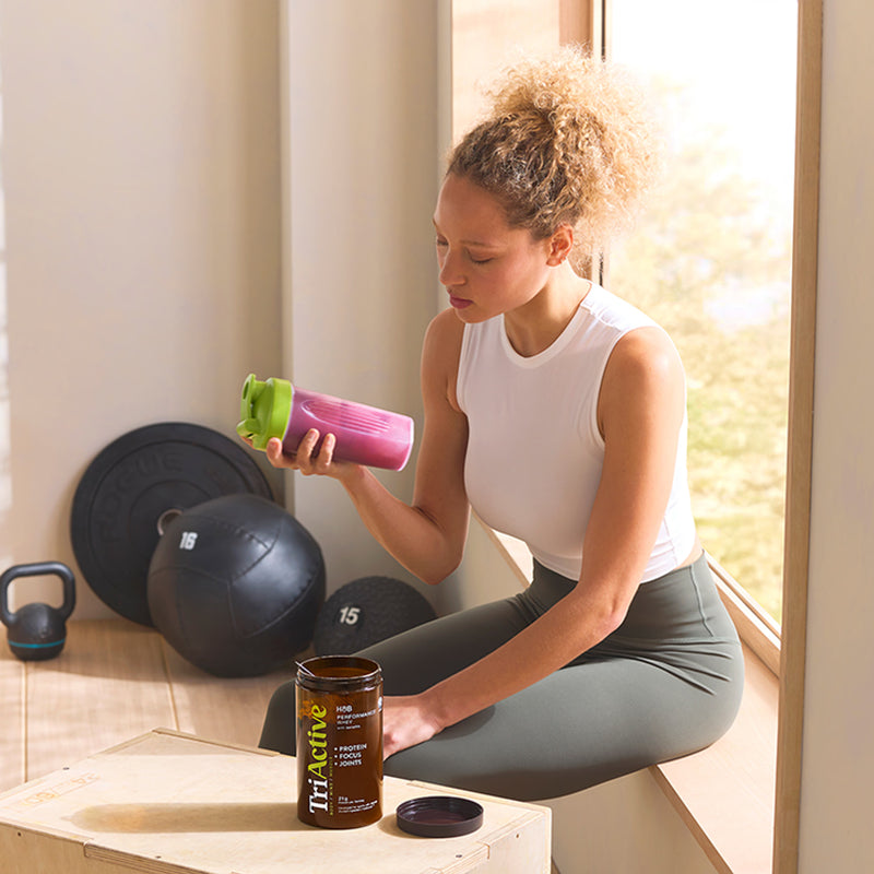 Tri Active whey protein blackcurrant 450g (British brand)