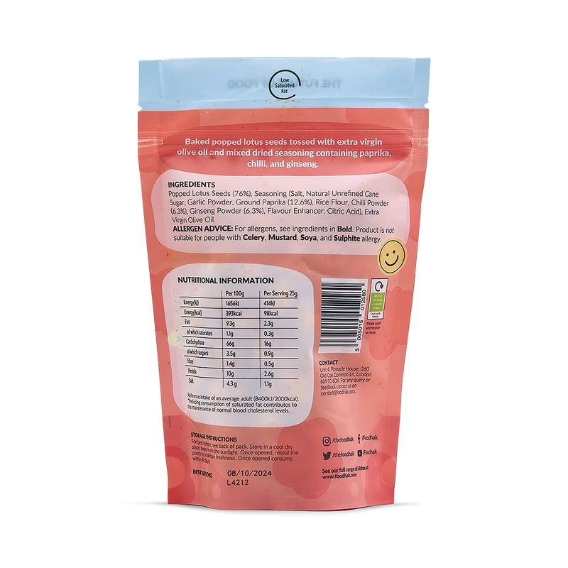 POPHAKS snack Chillimon Ginseng, imported from the UK