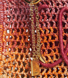 Chloé Raffia Summer Banana tote bag, imported from the UK