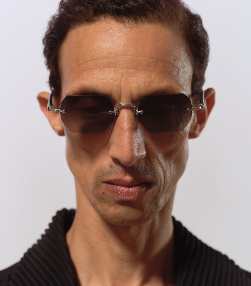 Matsuda M5010 octagonal sunglasses titanium, UK version